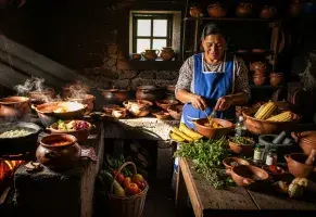 a) Conocer la cocina regional y ancestral.​