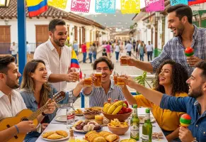 a) El más alegre y fiestero