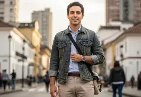 c) Clásico y cómodo