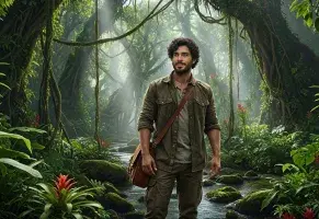 b) Una selva profunda y escondida