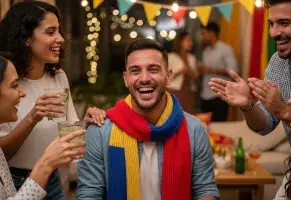 d) Un pañuelo o bufanda