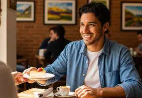 a) “Siii, aunque algo ligerito”​