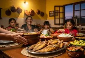 c) Comida casera.​