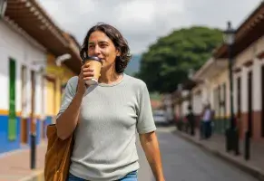 a) Caminar por las calles