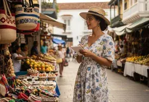 b)  Conocer culturas diferentes​