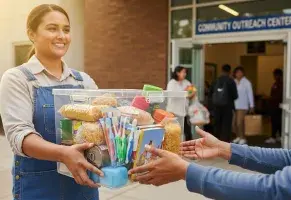 a) Armo un fiestón con toda mi gente​.