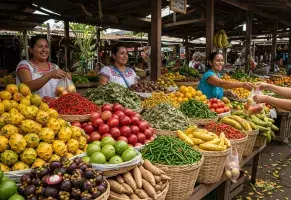 a) Ingredientes ancestrales y frutas nuevas.​