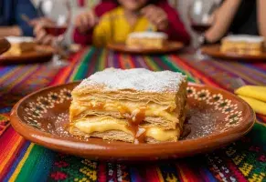 b) Un postre o algo rico