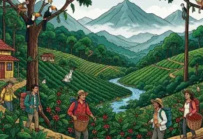 c) El Amazonas o El Eje Cafetero, aventura y verde por donde lo mires.​