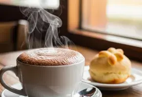 a) Chocolate caliente.​